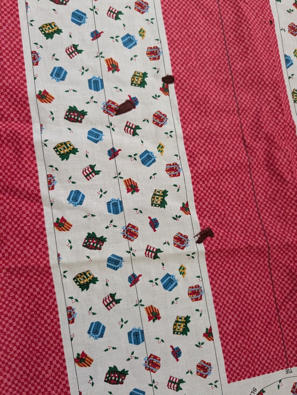 Daisy Kingdom Noah Noel Christmas Doll Dress Fabric Panel Uncut 1994 American Gi - Picture 2 of 4